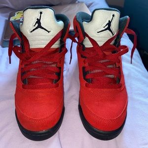 Raging Bull 5s. Worn only once. With original box. Bought from Goat.